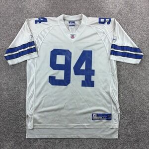 Dallas Cowboys Football Jersey Mens XL White DeMarcus Ware 94 Reebok NFL